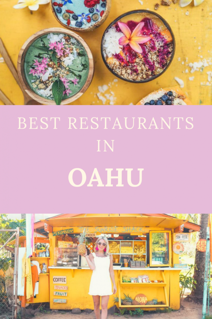 BEST PLACES TO EAT IN OAHU