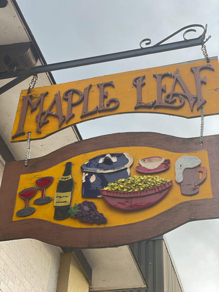Maple Leaf Restaurant in Gananoque