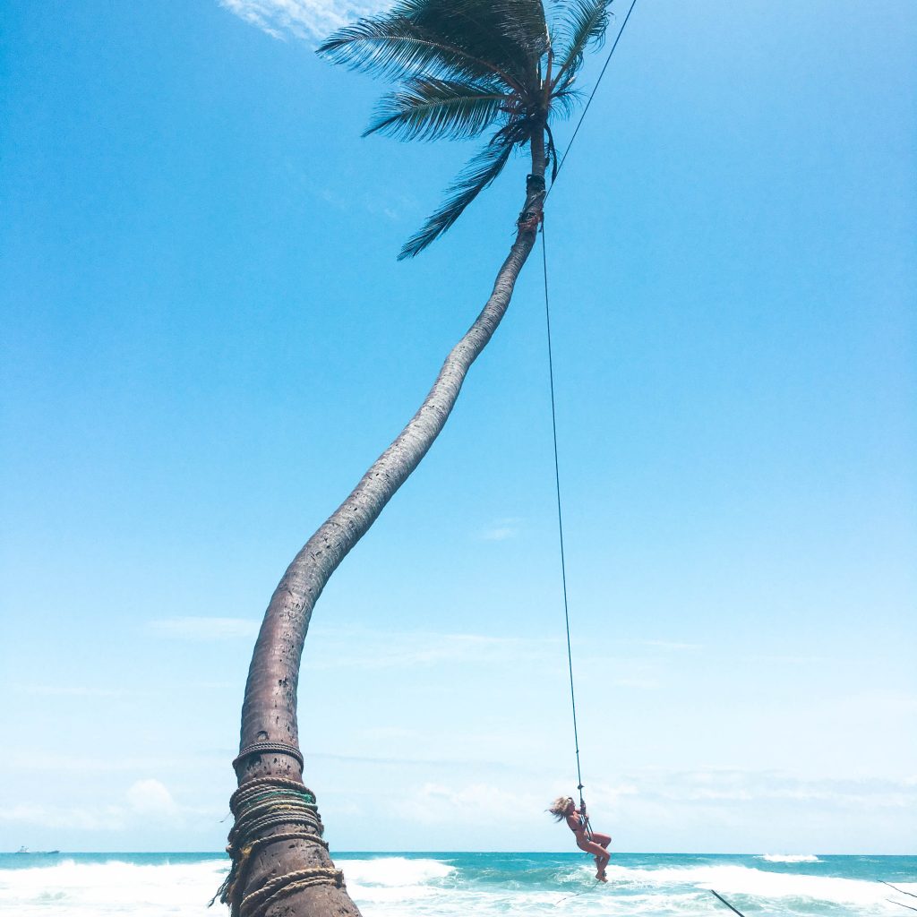 Rope Swing in Sri Lanka