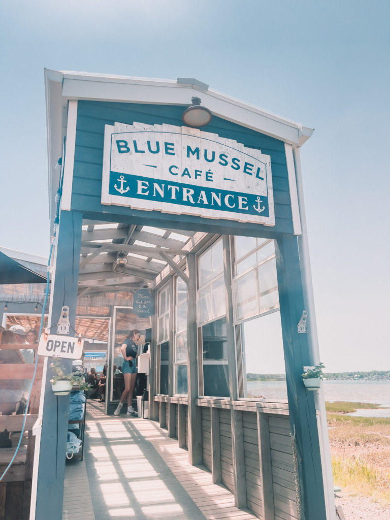 Blue Mussel Cafe Entrance